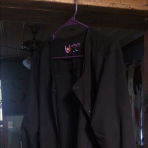 Black scrub jacket